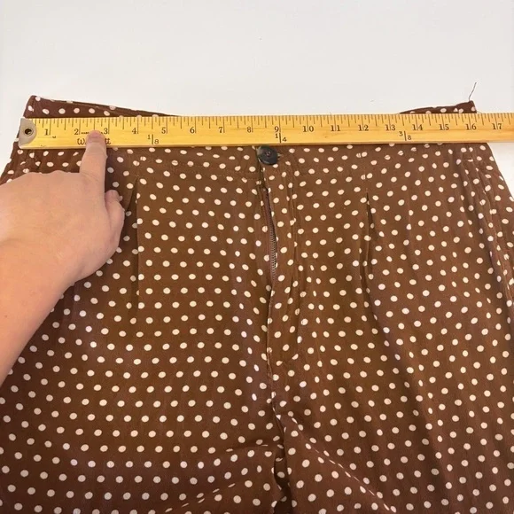 Free People Can’t Take My Eyes Off You Flare High Rise Polka Dots Women’s Large - Picture 13 of 15